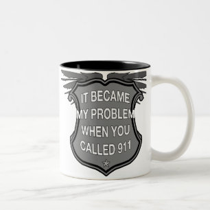 Tasse de café de l'appel 911