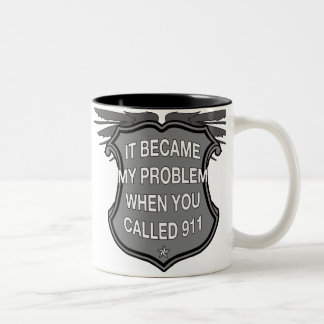 Tasse de café de l'appel 911
