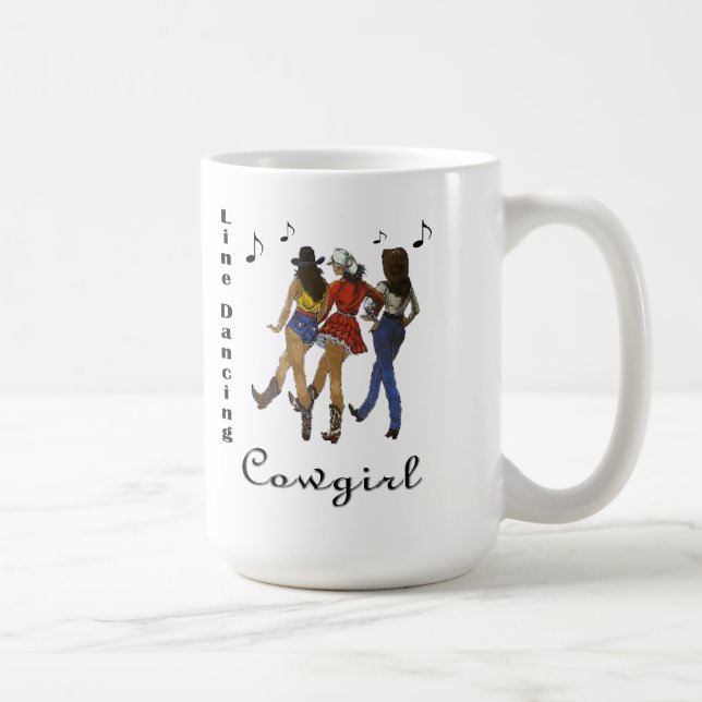 Tasse de café de "ligne cow-girl de pays (Droite)