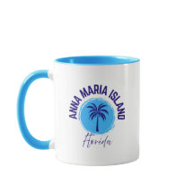 Tasse de café de l'île Anna Maria Floride