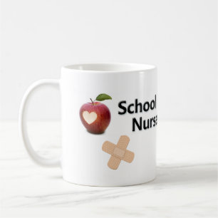 Tasse de café de l'infirmière d'école