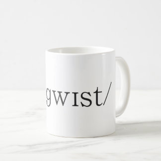 Tasse de café de linguiste