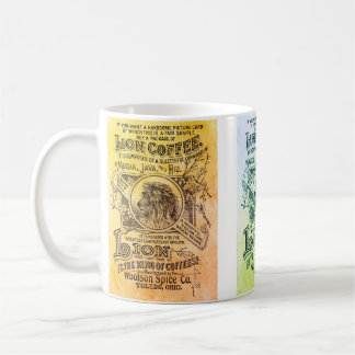 Tasse de café de lion