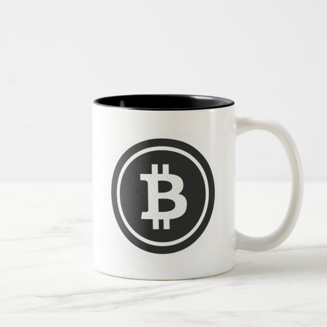 Tasse de café de logo de Bitcoin (Droit)