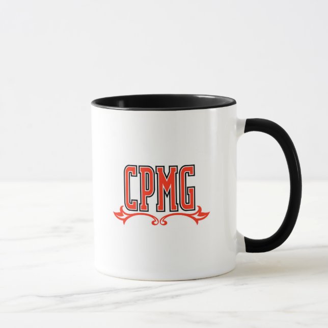 Tasse de café de logo de CPMG 2 (Droite)