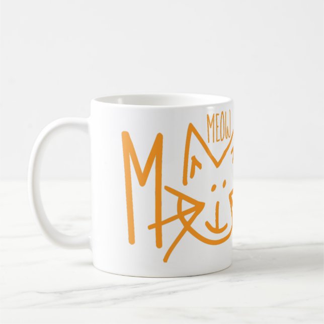 Tasse de café de lundi de Meow (Gauche)