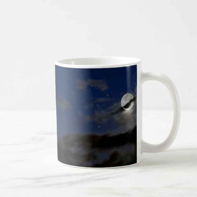 Tasse de café de lune de chat de CAAS Cheshire (Droite)