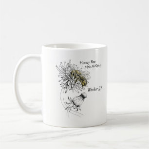Tasse de café de MABA avec l'abeille et le logo d