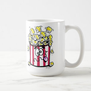 Tasse de café de maïs éclaté