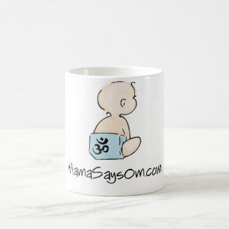 Tasse de café de maman Says OM (garçon)