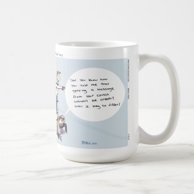 Tasse de café de massage de monocycle de bandes (Droite)