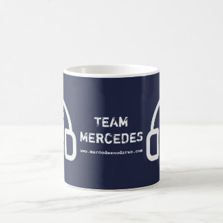 Tasse de café de Mercedes d'équipe