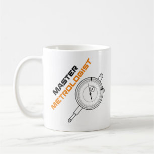 Tasse de café de métrologie de maître d'indicateur
