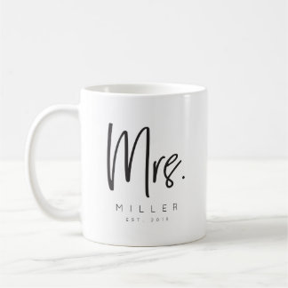 Tasse de café de Mme Established Custom