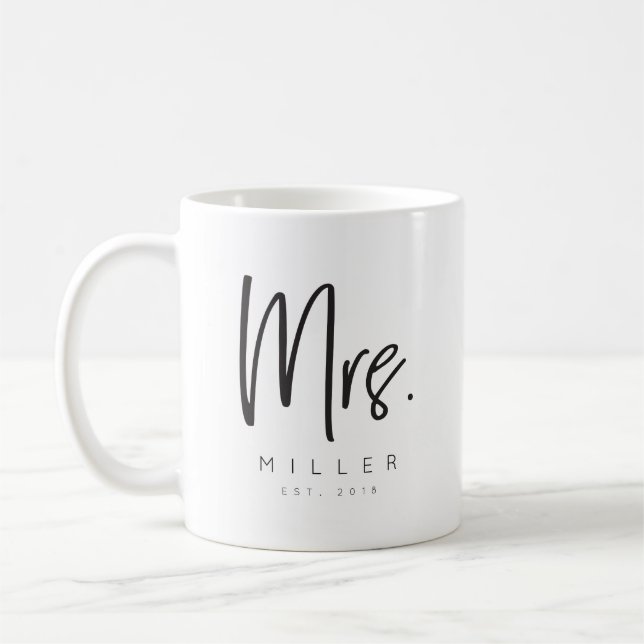 Tasse de café de Mme Established Custom (Gauche)