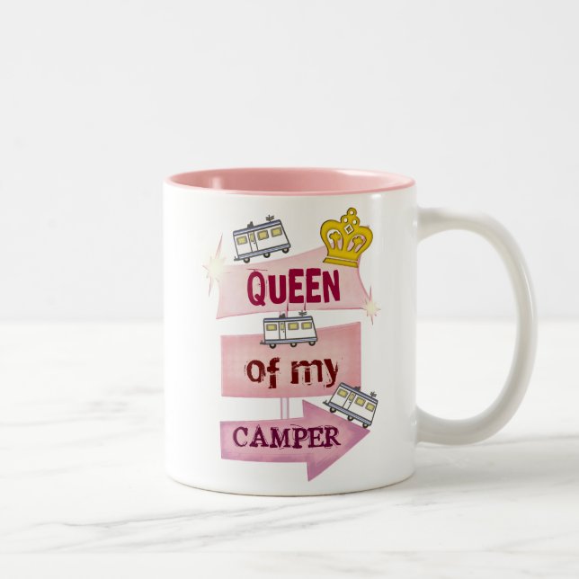 Tasse de café de mode de vie du campeur/rv (Droit)