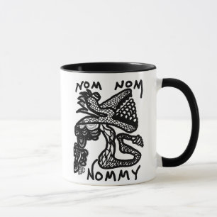 Tasse de café de monstre de NOM NOM