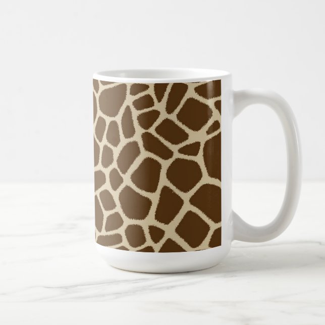 Tasse de café de motif de girafe (Droite)