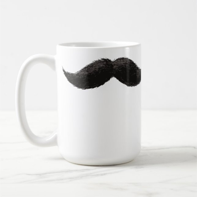 Tasse de café de moustache (Gauche)