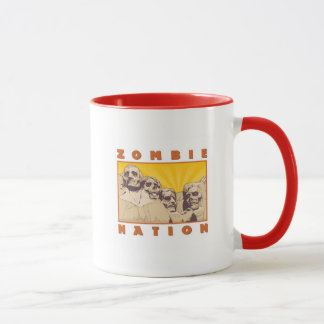 Tasse de café de nation de zombi--Conceptions de
