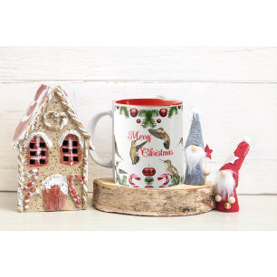 Tasse de café de Noël Colibri