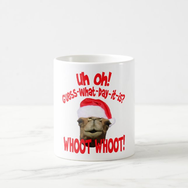 Tasse de café de Noël de chameau de journée en (Centre)