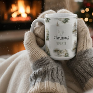 Tasse de café de Noël « Plein d'esprit de Noël »