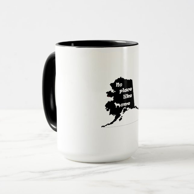 Tasse de café de Nome Alaska (Devant gauche)