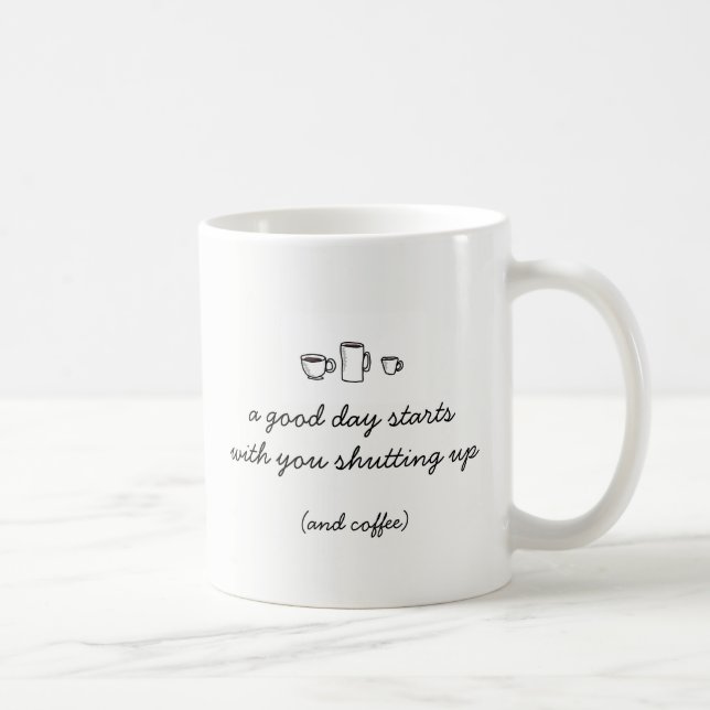 tasse de café de "Non-un-matin-personne" (Droite)