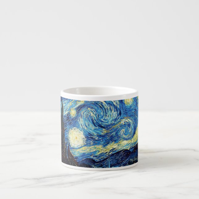 Tasse de café de nuit étoilée de Van Gogh (Devant)