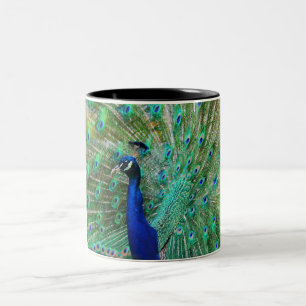Tasse de café de paon