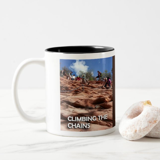 Tasse de café de parc national de Zion de (Avec donut)