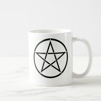 Tasse de café de pentagramme