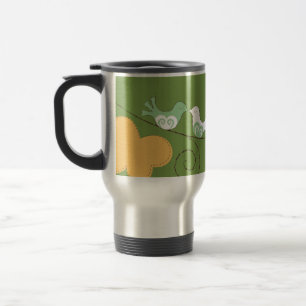 Tasse de café de perruches