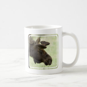 Tasse de café de photo d'orignaux