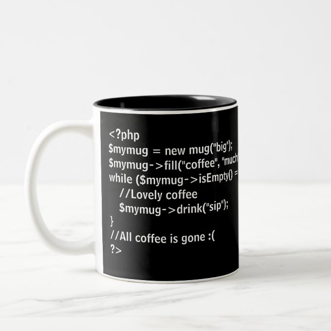 Tasse de café de PHP (Gauche)