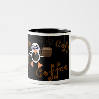 Tasse de café de pingouins