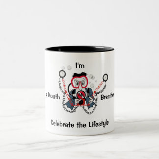Tasse de café de plongeur de photo