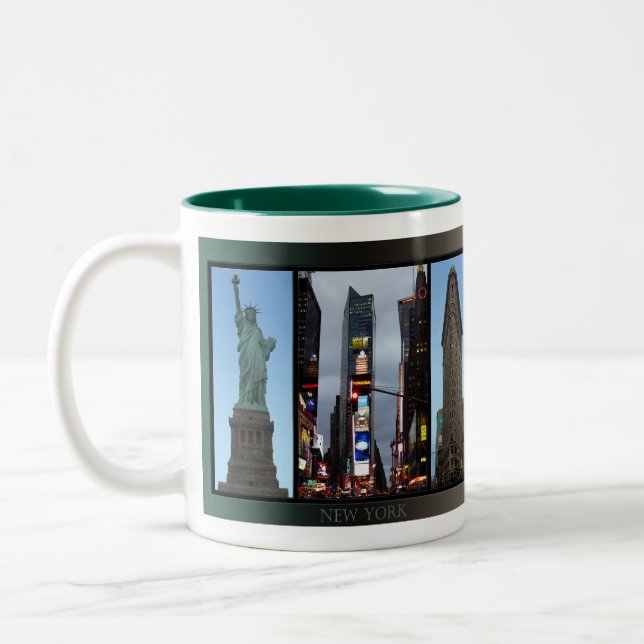 Tasse de café de point de repère de New York de (Gauche)