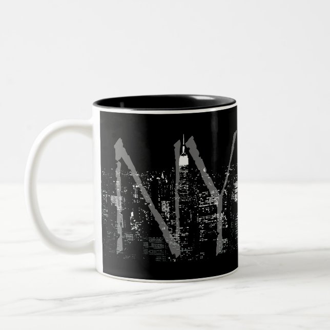 Tasse de café de point de repère de New York de (Gauche)