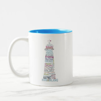 Tasse de café de points de repère de Côte du Golfe