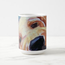 Tasse de café de portrait d'animal familier de