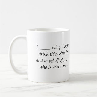 Tasse de café de procuration