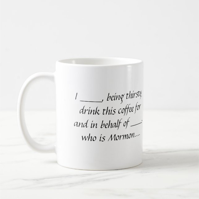 Tasse de café de procuration (Gauche)