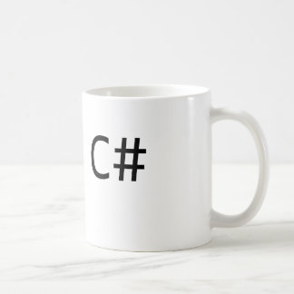 Tasse de café de promoteur de C#