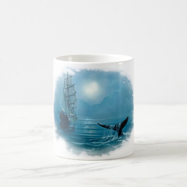 Tasse de café de queue de baleines (Centre)