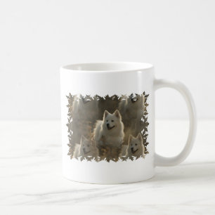Tasse de café de race de chien de Samoyed