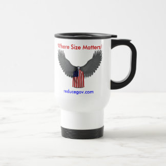 tasse de café de Reducegov.com où la taille
