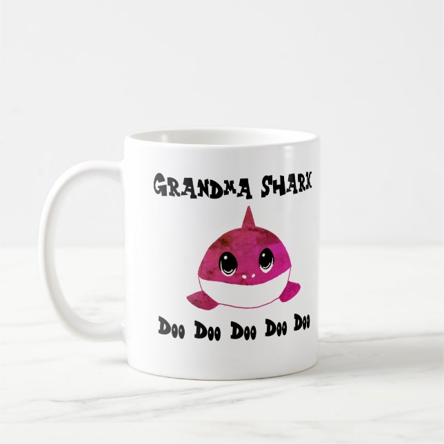 Tasse de café de requin de grand-maman (Gauche)