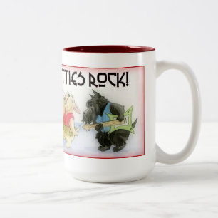 Tasse de café de roche de Scotties